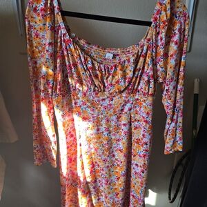 Old Navy Floral Mini Dress - Multicolor